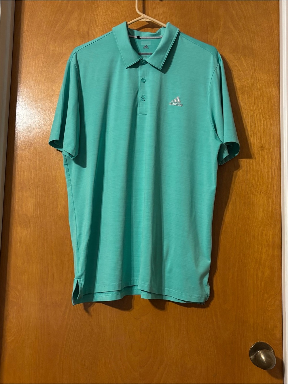 adidas Men's Teal Polo Shirt